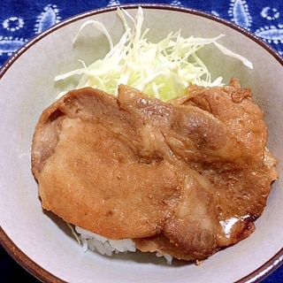 生姜焼き丼